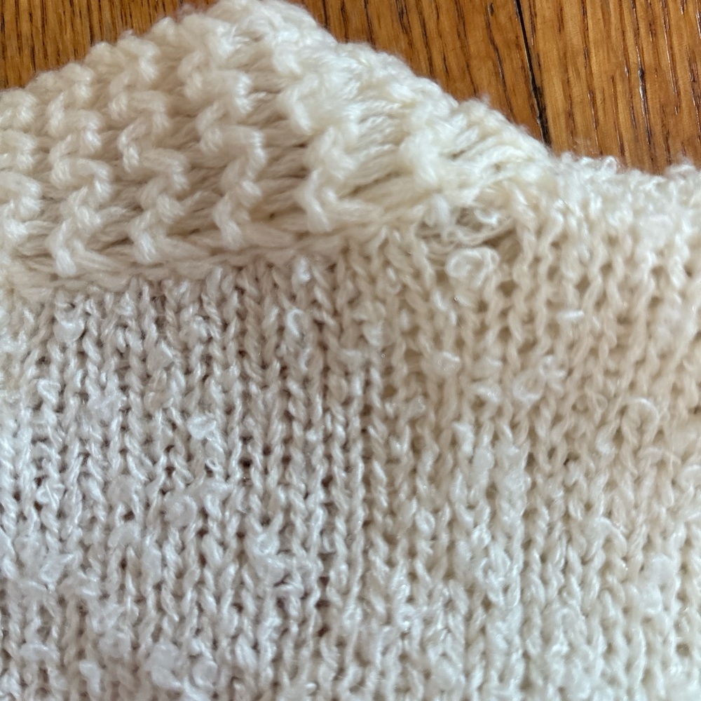 Western Collection Cream Bouclé Cardigan with Gold Buttons - Picture 5 of 6